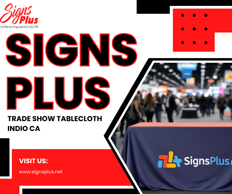 Trade Show Tablecloth Indio CA