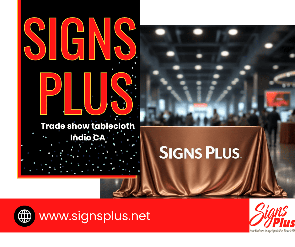 Trade Show Tablecloth Indio CA